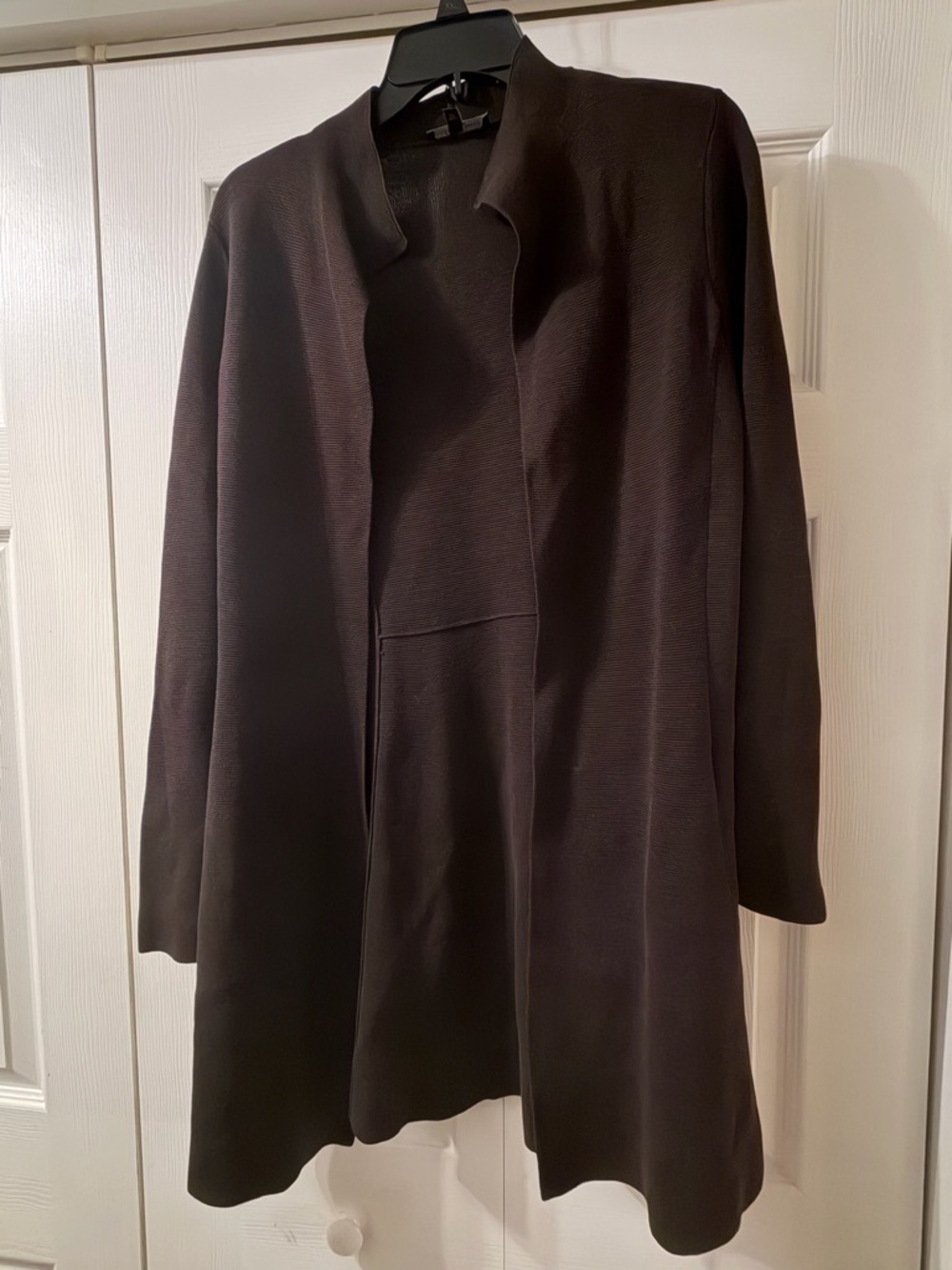 Eileen Fisher Open-Front Long Cardigan Size S